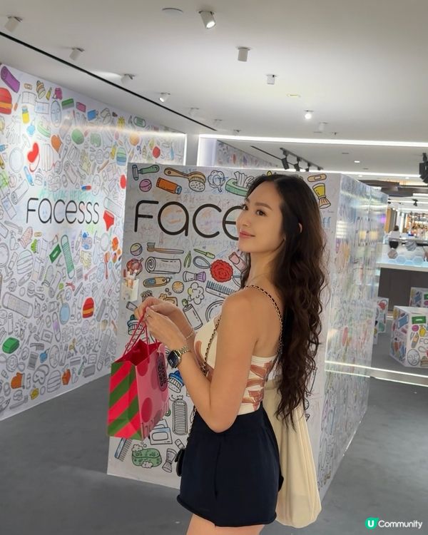 Facesss購物攻略+人生四格打卡攻略(`･ω･´)!