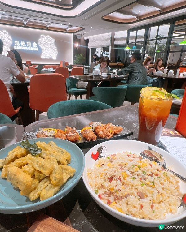 東涌東薈城新開粵菜神作！😍椒鹽九肚魚脆到震＋土鳳梨茶半價