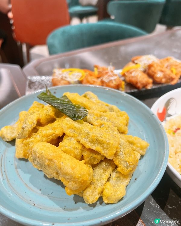 東涌東薈城新開粵菜神作！😍椒鹽九肚魚脆到震＋土鳳梨茶半價