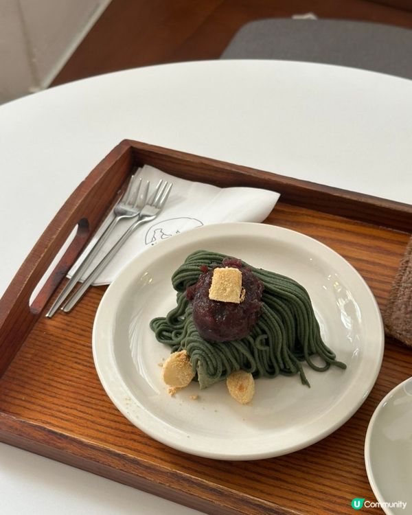 🇰🇷首爾永登浦抹茶控必朝聖甜品店‼️抹茶拿鐵+巴斯克芝士蛋糕🍰