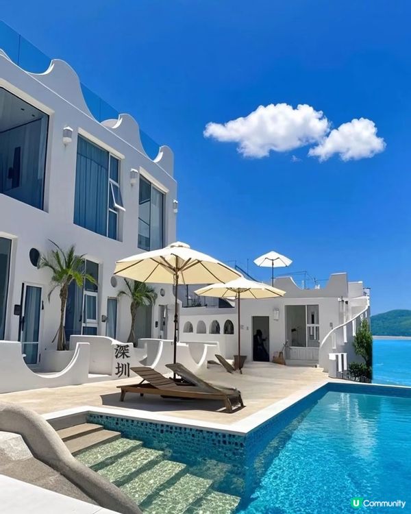 深圳較場尾民宿🌊！海景小院chill爆🥳！