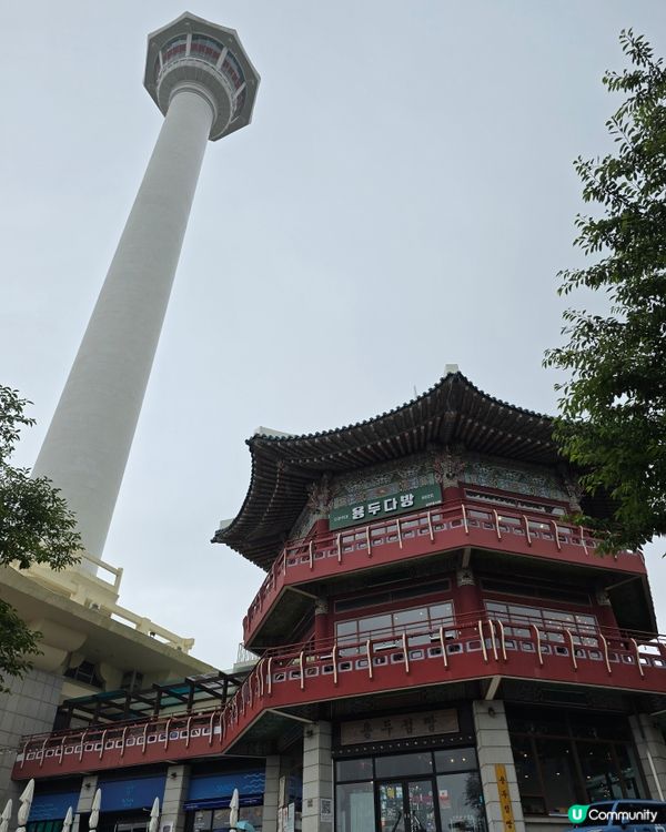 釜山塔景色以外