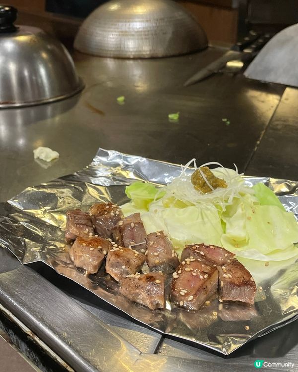 深夜銅鑼灣鐵板燒🤤！厚切牛舌必食！🥩🔥