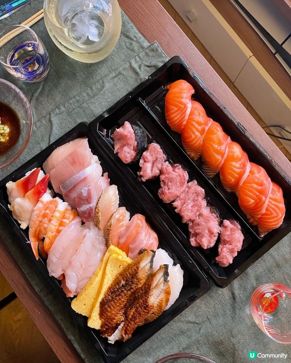壽司郎外賣🤤！週末唔煮飯嘅好選擇！🍣