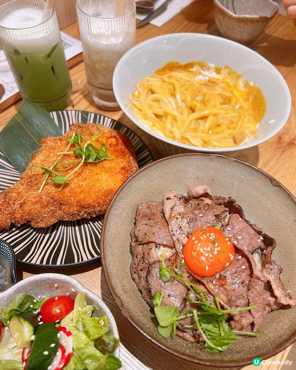 沙田必食藍帶神丼🔥！和牛月見蛋x白咖喱烏冬雙殺🌟😋😋