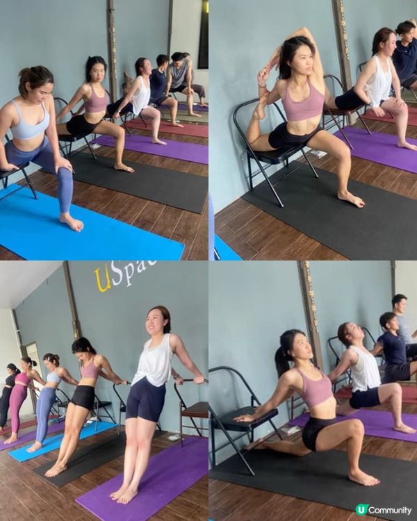 椅子瑜伽初體驗！拉筋伸展超好玩🤸‍♀️