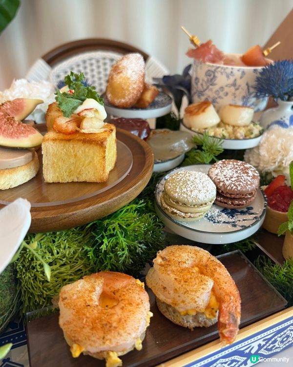 尖沙咀｜夏日下午茶聚會🥂｜青花瓷花園拼盤🌷🌼🪻