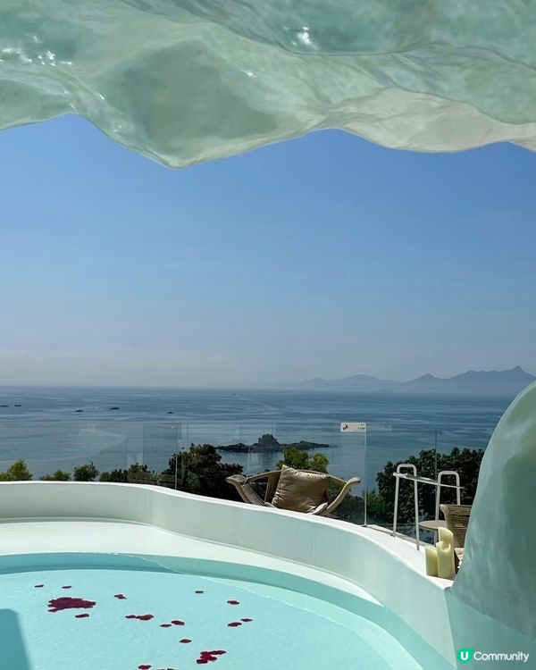 深圳版希臘民宿，暑假Staycation必去🌊📸！