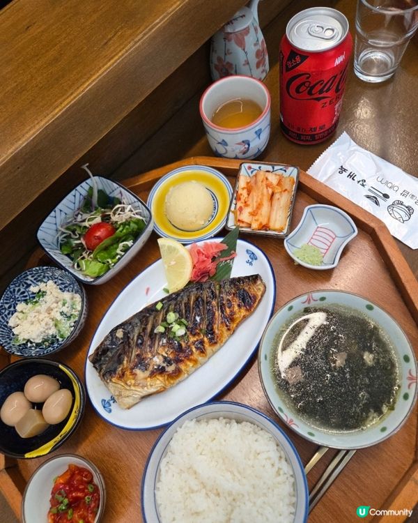 🇰🇷釜山 CP值爆表嘅「炭烤鯖魚定食」🔥一試愛上😍