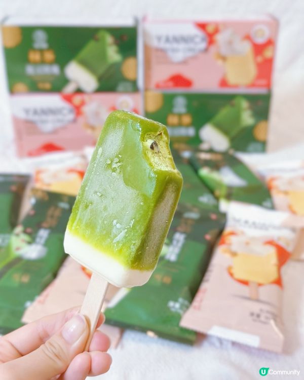 消暑必備！🍦 台灣阿奇儂🇹🇼生乳捲雪條 🍵抹茶紅豆珍珠雪條😋