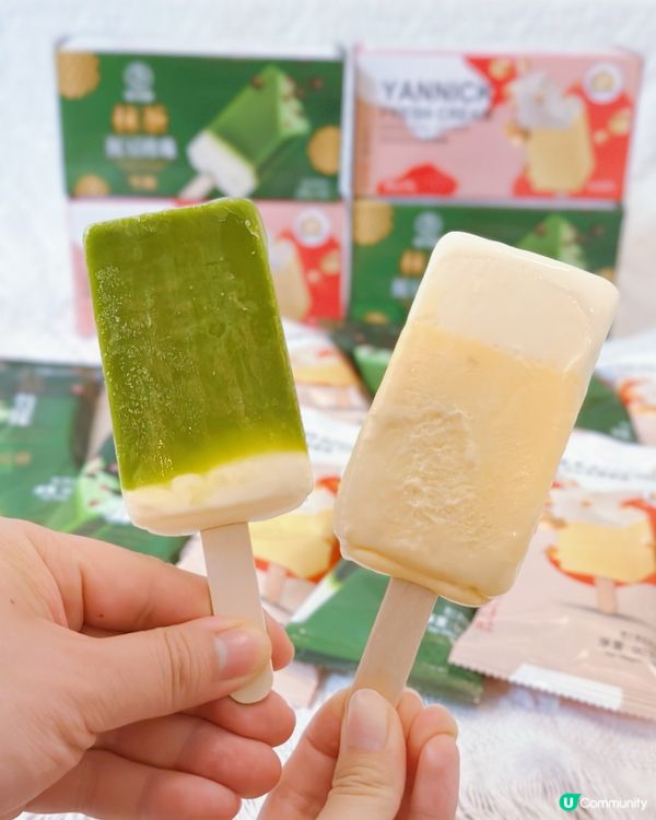 消暑必備！🍦 台灣阿奇儂🇹🇼生乳捲雪條 🍵抹茶紅豆珍珠雪條😋