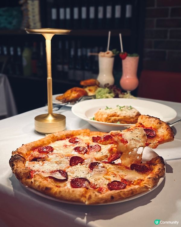 浪漫約會餐廳推介！意大利人主理石窯手拉Pizza🍕