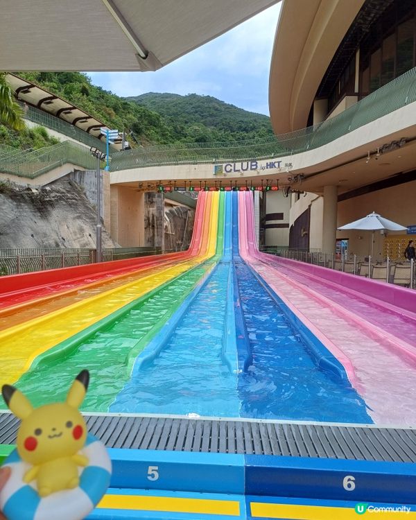 夏日水上樂園初體驗！🌊 八彩天梯超正！🥳