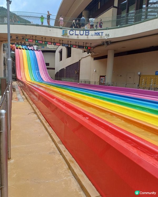 夏日水上樂園初體驗！🌊 八彩天梯超正！🥳