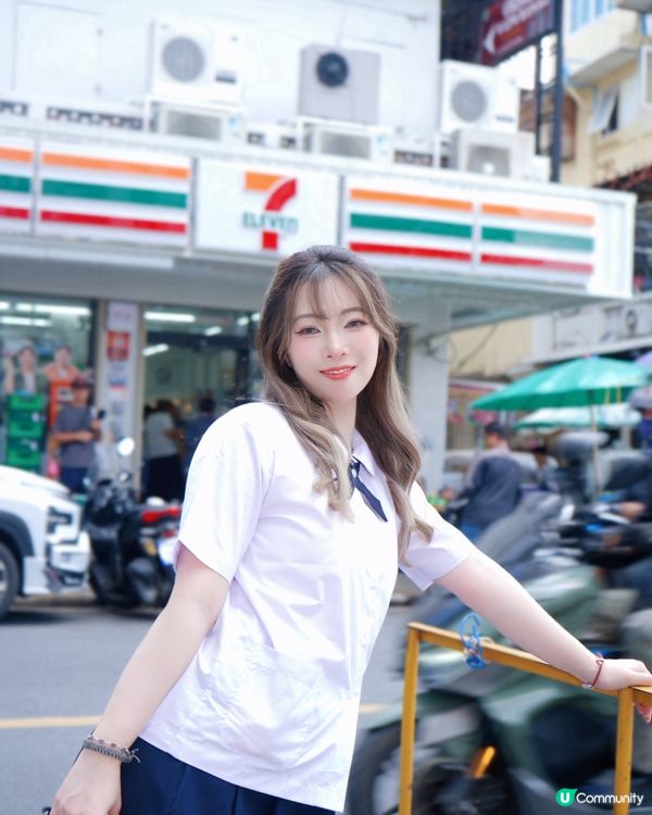泰國校服初體驗！變身青春女主角🤩