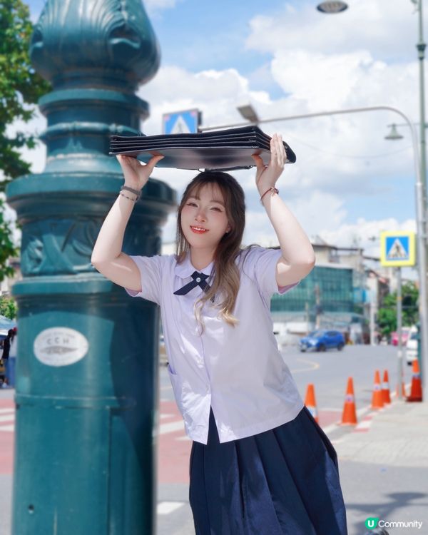 泰國校服初體驗！變身青春女主角🤩