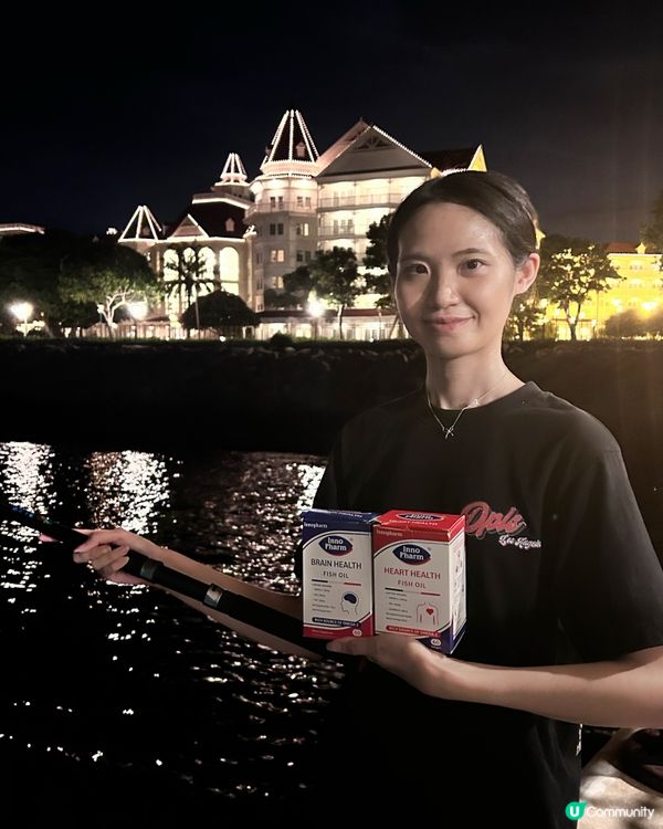 即使環境黑,夜晚去chok墨魚🦑釣魚🎣