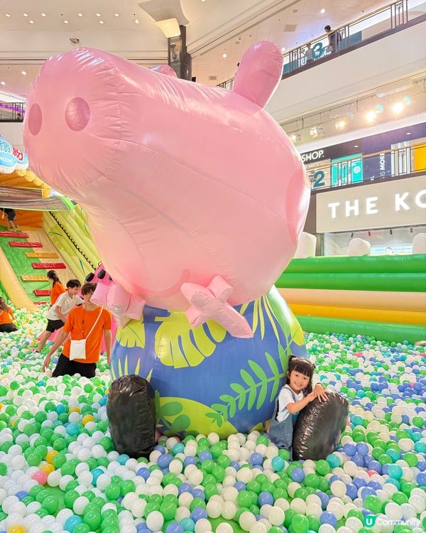 荷里活廣場玩到癲！8000呎充氣樂園勁好玩🤩！ 