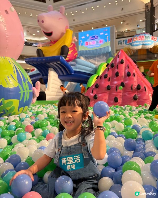 荷里活廣場玩到癲！8000呎充氣樂園勁好玩🤩！ 