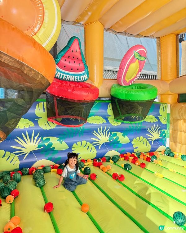 荷里活廣場玩到癲！8000呎充氣樂園勁好玩🤩！ 