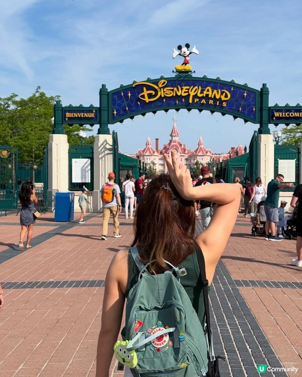 巴黎迪士尼玩到癲！🤩 一日玩晒兩個園區！🎢
