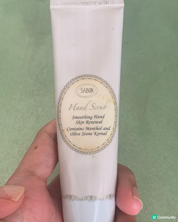 Sabon hand scrub
