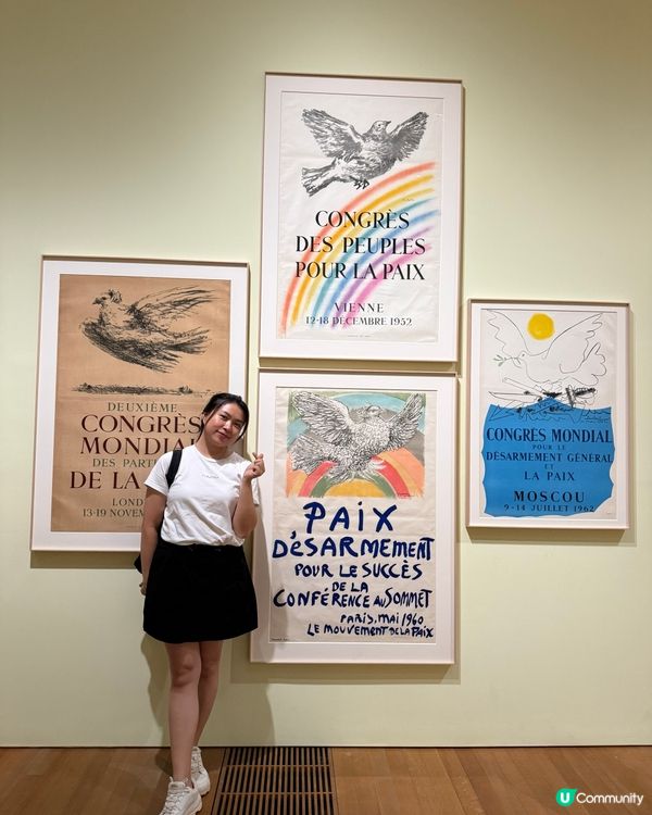 畢加索展覽🤩！一次過可欣賞超過60幅傑作🖼️！開心🥳！