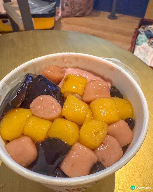 台中美食｜大甲芋頭 x 大肚山紅蕃薯的東東芋圓