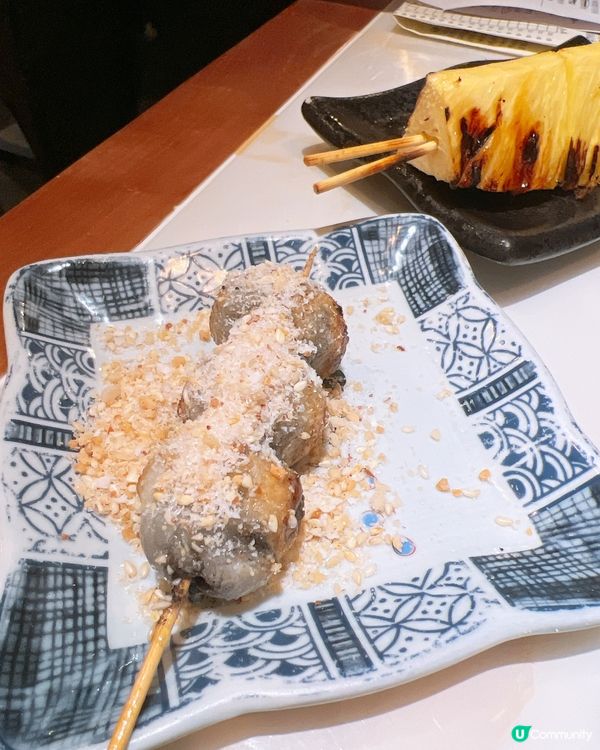 荃灣串燒界天花板！照燒麻糬＋+鹽燒雞腎+爆漿芝士年糕核彈
