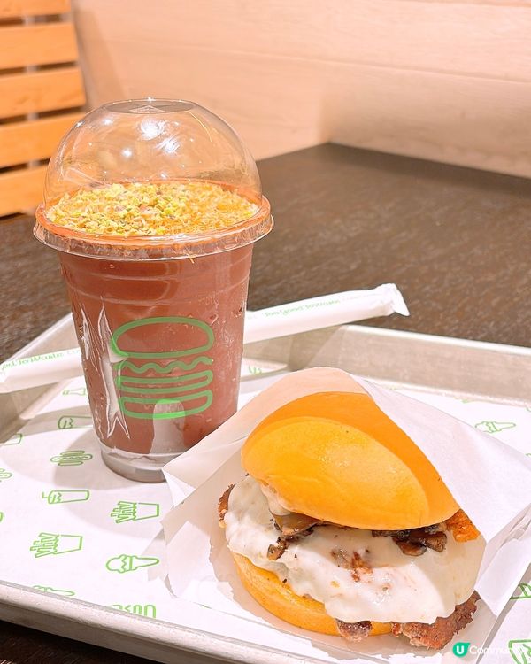 🎏Shake Shack 杜拜朱古力開心果奶昔‼️超好飲🔥