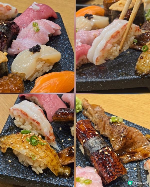 A4和牛壽喜燒+Omakase壽司同時嘆