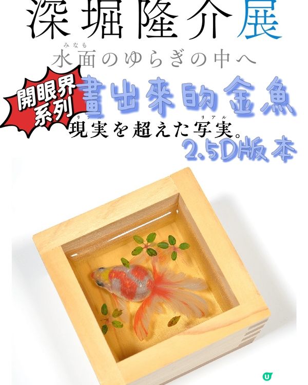 【開眼界系列】畫出嚟嘅2.5D金魚