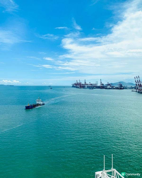 郵輪🛳️中心靚海景🍀 #深圳好去處