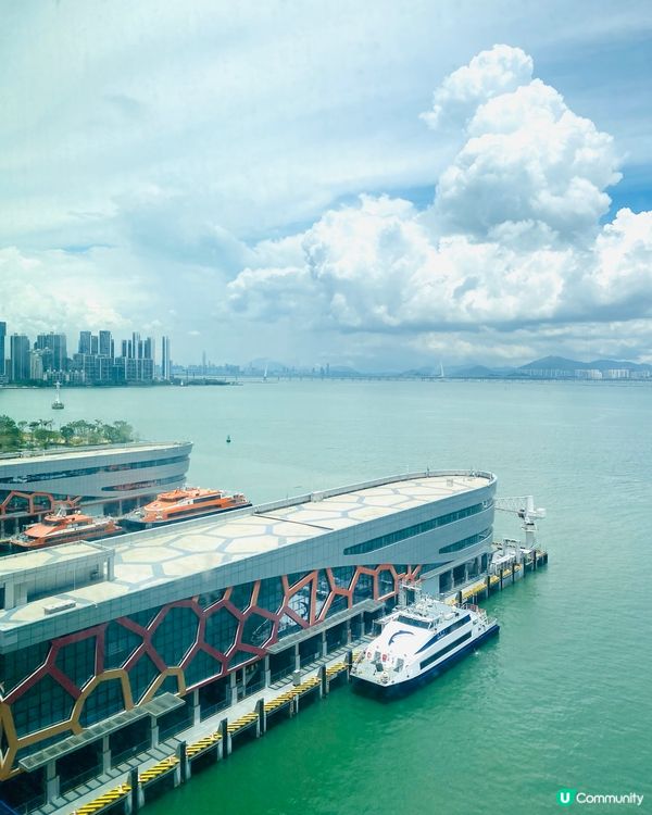 郵輪🛳️中心靚海景🍀 #深圳好去處