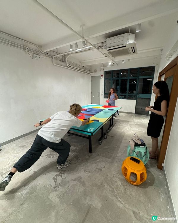 PMQ 免費彩色乒乓球桌🏓