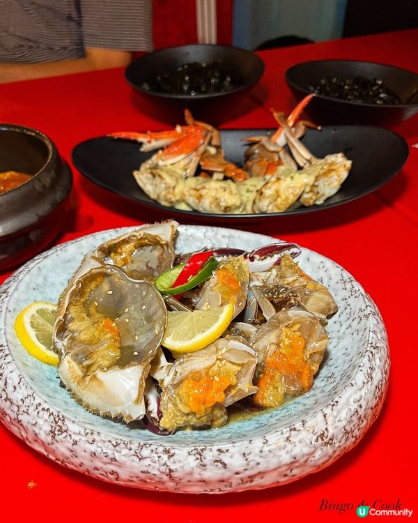 ʚ♡ 韓國餐廳暢吃醬油蟹 • 拌上紫菜飯味美 ♡ɞ