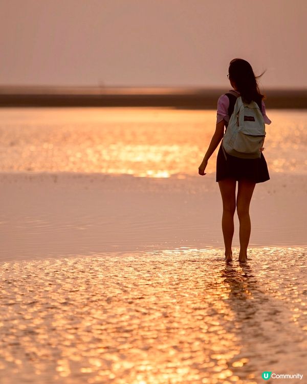 1.  台灣高美濕地💦天空之鏡超正🤩！夏天必去！