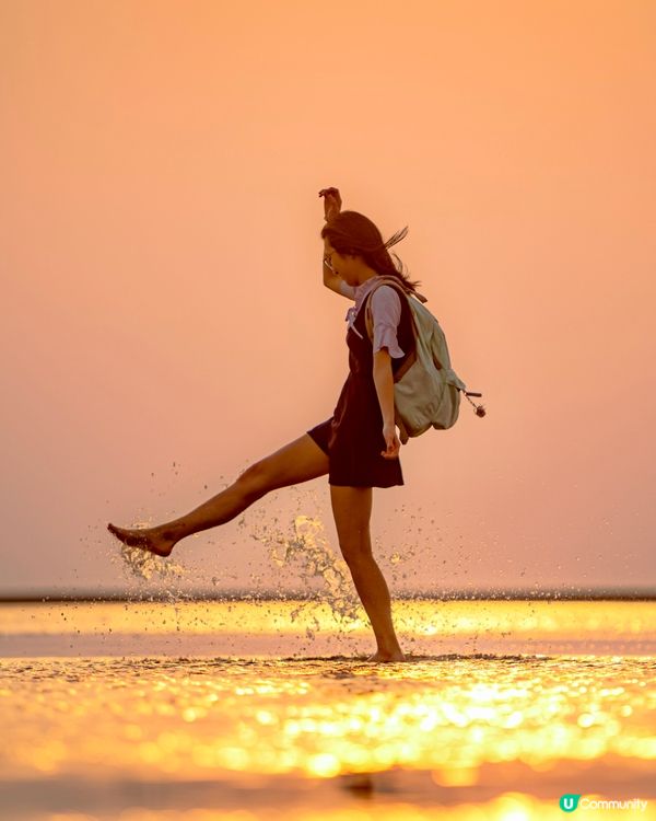 1.  台灣高美濕地💦天空之鏡超正🤩！夏天必去！