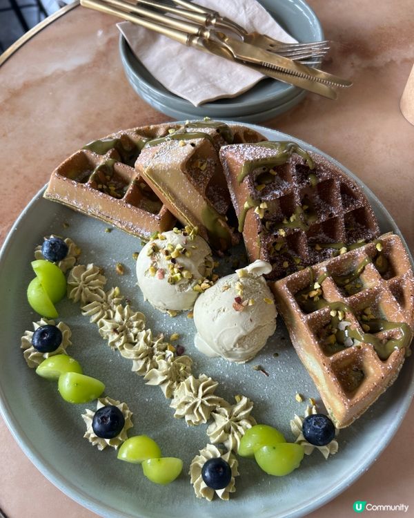 開心果窩夫😋旺角登打士街必食！🧇