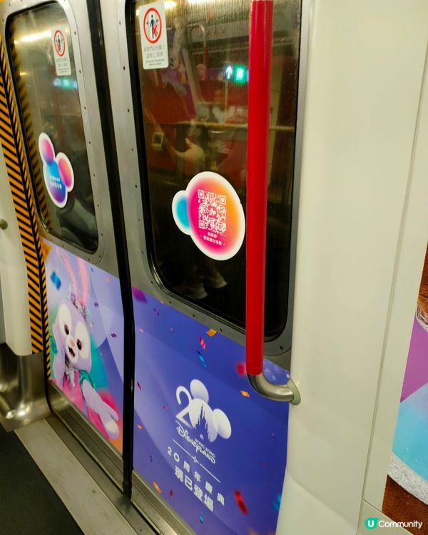 香港迪士尼20週年列車打卡📸！荃灣線隨時撞到🥳！