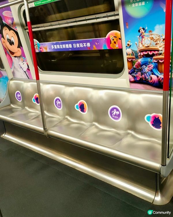 香港迪士尼20週年列車打卡📸！荃灣線隨時撞到🥳！