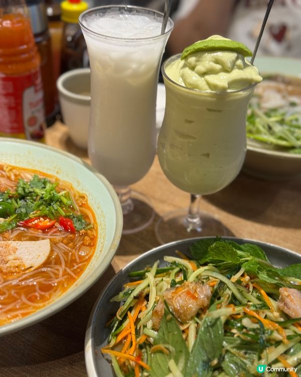 大圍 越南菜無加一 豬頸肉沙律$76 牛油果沙冰$38好正