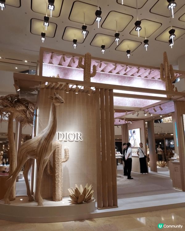 收到dior sms叫我登記去金鐘活動，去到比sms職員看在...