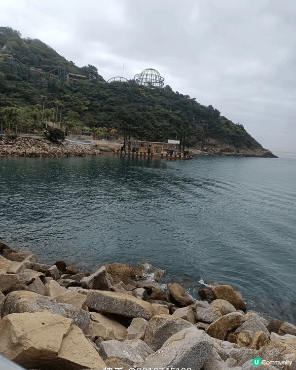 我生曰唱K海景相片是在海洋公園水上圓附进拍的