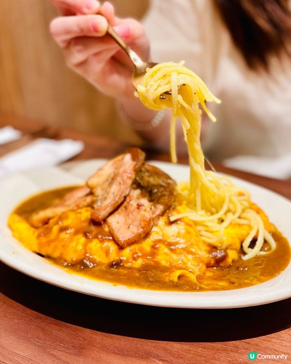 𓂃.𓈒銅鑼灣𓎏ෆ.ᐟ自由配搭的日本蛋包意大利麵𓈒𓂃.