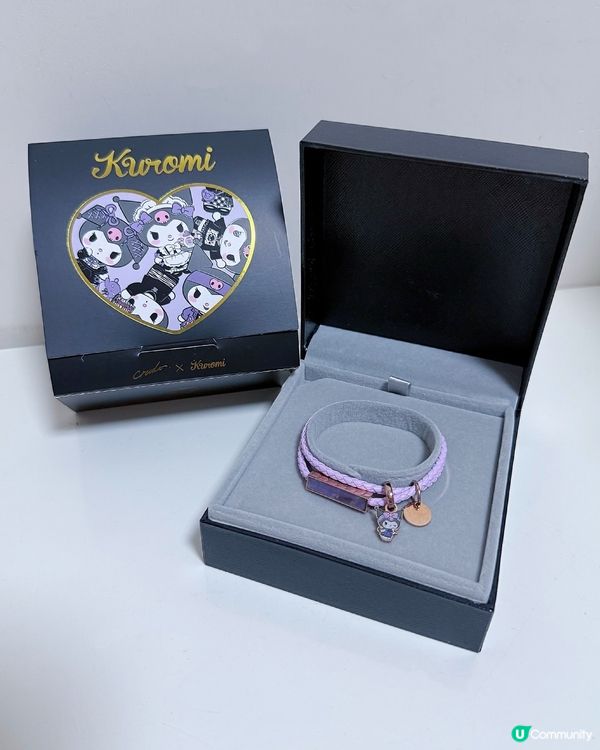 Crudo x Kuromi聯乘刻名吊飾手鍊😍