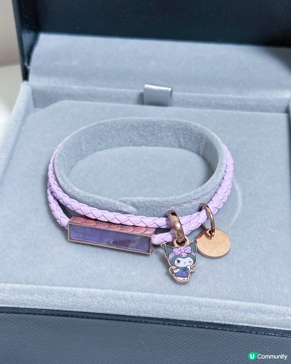 Crudo x Kuromi聯乘刻名吊飾手鍊😍