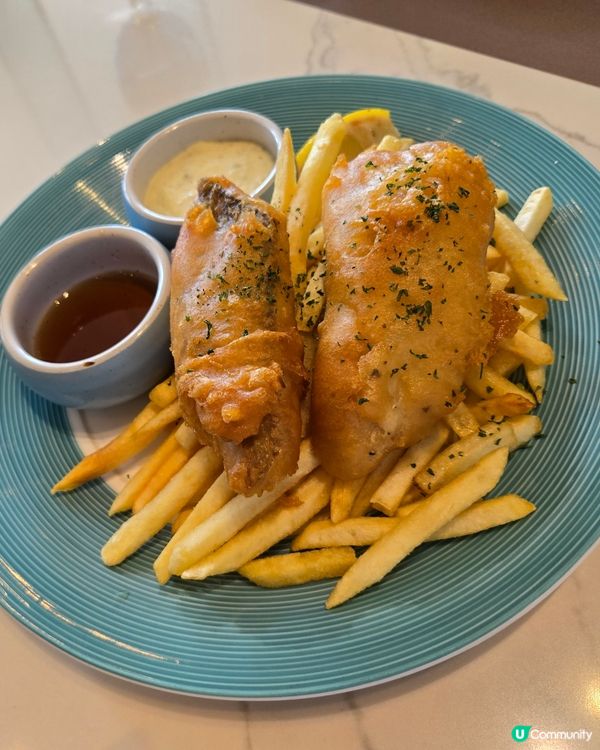 Small size fish and chips
