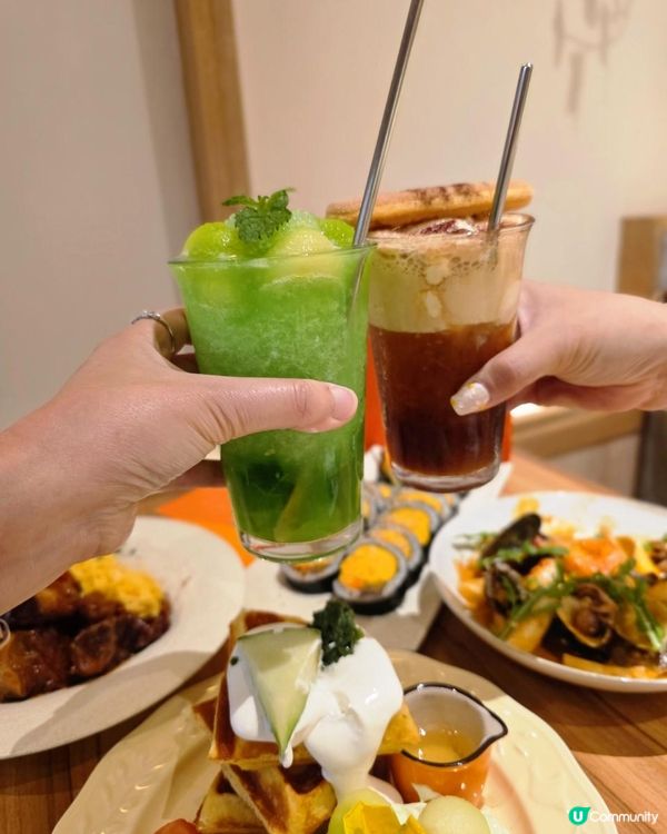 銅鑼灣濟州風Cafe🇰🇷｜蜜瓜窩夫💕