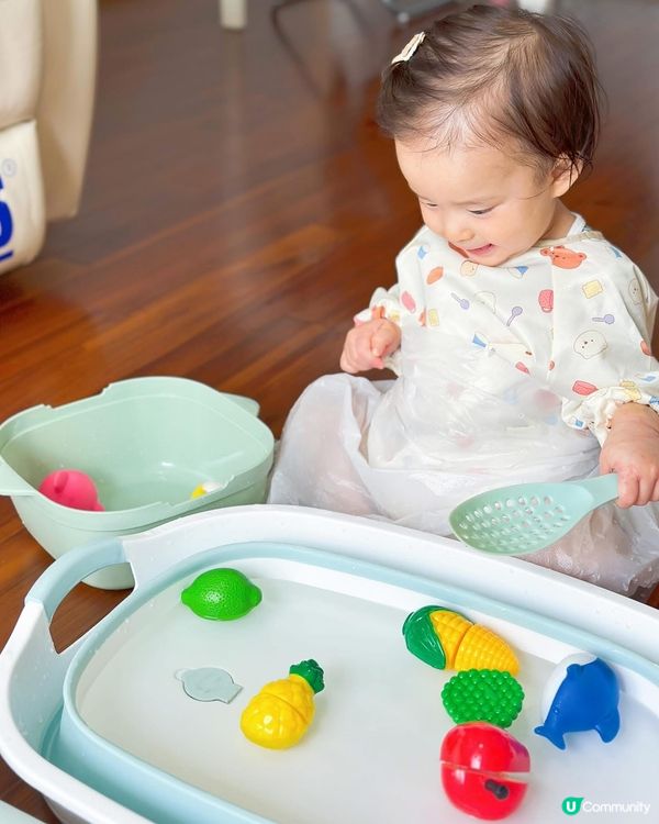 屋企都可以上playgroup/ messy play🐠🐟